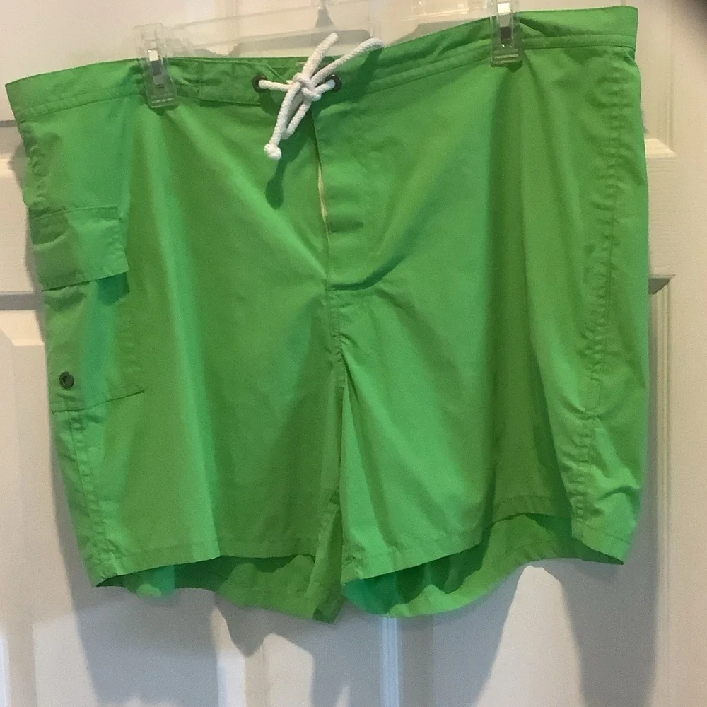 J. Crew Bright‎ Green swim trunks